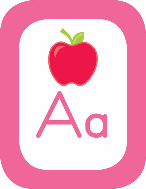 Schoolgirl Style - Just Teach Alphabet Cards with Images Bulletin Board Set