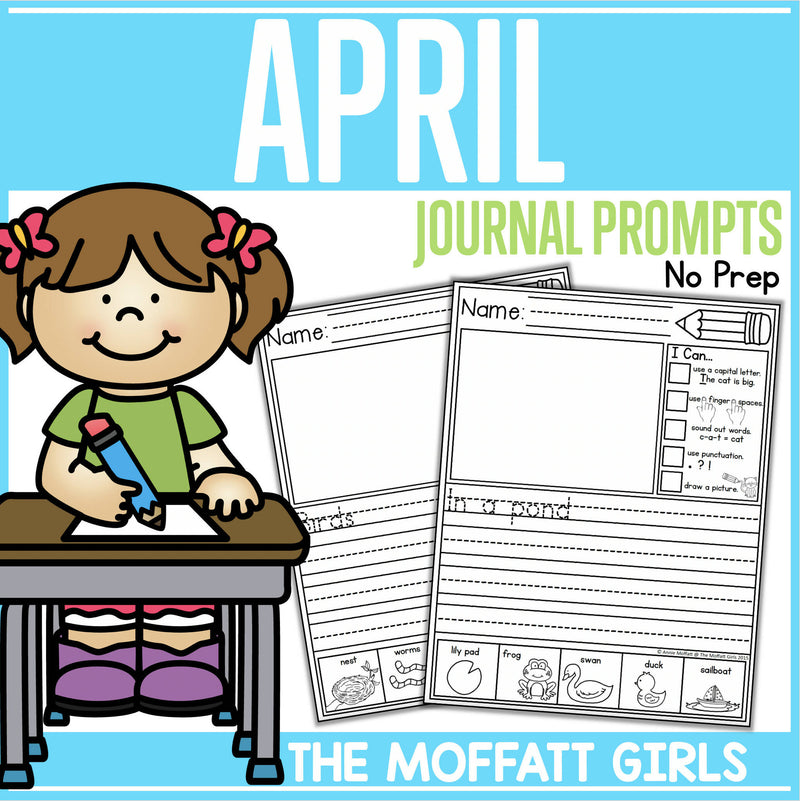 Journal Prompts for April by The Moffatt Girls