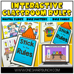 Interactive Classroom Rules by One Sharp Bunch