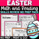Easter Activities Math Reading Writing Worksheets April Spring No Prep Packet