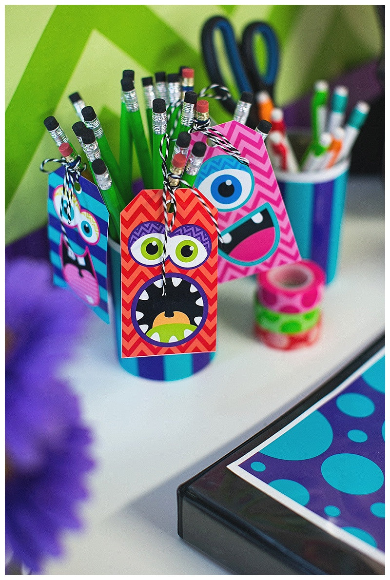 "Monster Mania" Full UPRINT Bundle | Printable Classroom Decor | Teacher Classroom Decor | Schoolgirl Style