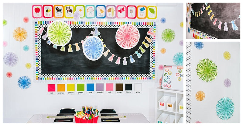 Rainbow Add-On Pack | Rainbow Classroom Decor | Just Teach | UPRINT | Schoolgirl Style