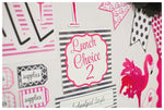"Flamingo Black & White" Full UPRINT Bundle | Printable Classroom Decor | Teacher Classroom Decor | Schoolgirl Style