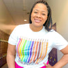 Colored Pencils Rainbow |T-Shirt | Teacher Noire