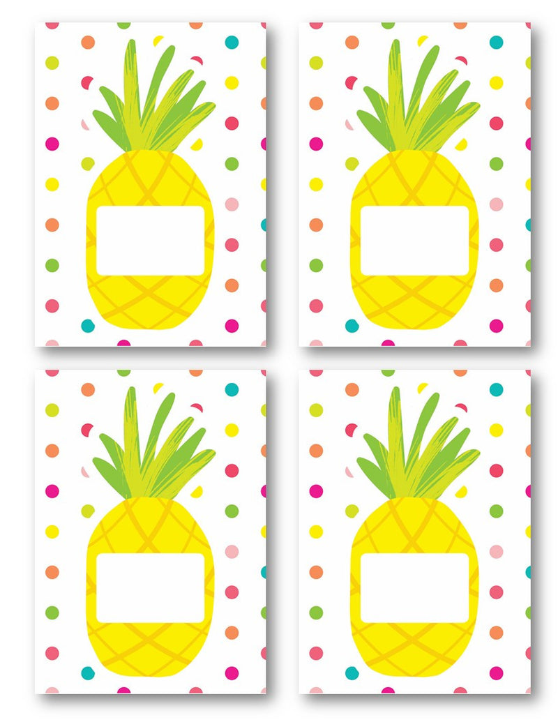 Pineapple Name Cards | Pina Colada Pineapple | UPRINT | Schoolgirl Style