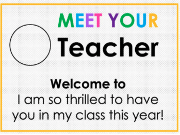 Meet the Teacher Editable Back to School Slides | Printable Classroom ...