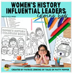Women's History: Influential Leaders Coloring Book