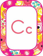 Manuscript Alphabet Cards | Pina Colada Pineapple | UPRINT | Schoolgirl Style