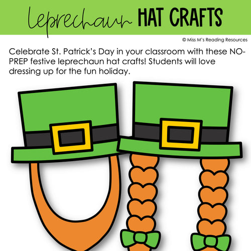 St Patricks Day Craft Leprechaun Hat Activities Leprechaun Crafts