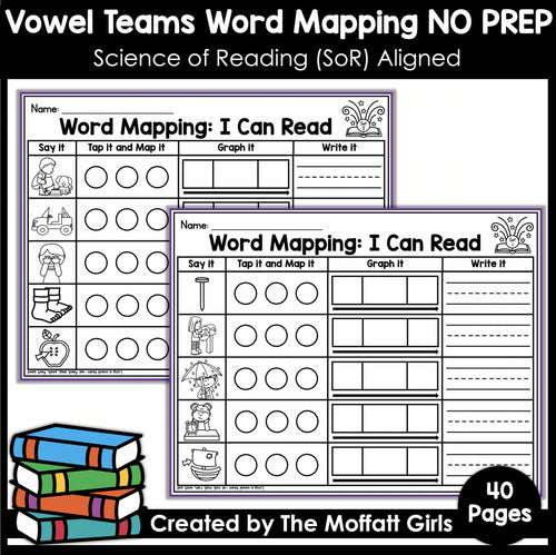 Word Mapping- Vowel Team by The Moffatt Girls