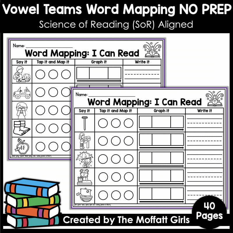 Word Mapping- Vowel Team by The Moffatt Girls