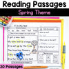 Spring Reading Passages with Comprehension Questions | March April May