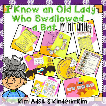 I Know an Old Lady Who Swallowed a Bat Mini Unit by KinderbyKim