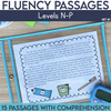 Fluency Passages Levels N-P 15 Passages with Comprehension by Literacy with Aylin Claahsen