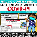 COVID 19 Coronavirus Close Reading Comprehension Passages Healthy Habits