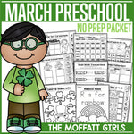 Preschool March No Prep Packet by The Moffatt Girls
