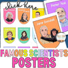 Famous Scientists A-Z Posters