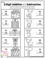 2nd Grade December NO PREP Packet | Printable Classroom Resource | The Moffatt Girls