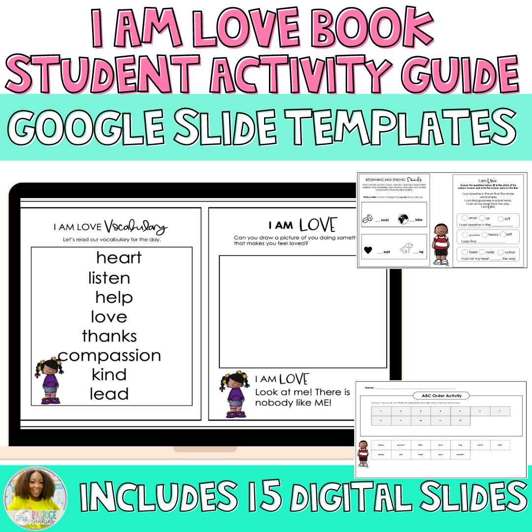 I Am Love Google Slides Student Activity Guide | Printable Teacher Res ...