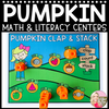 Pumpkin Math and Literacy Centers by Glitter and Glue and Pre-K Too