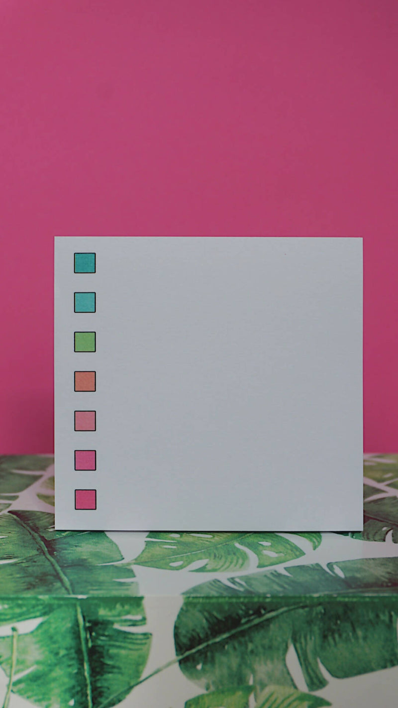Checklist Post-it Notes 75 Sheets by The Pinapple Girl Design Co.