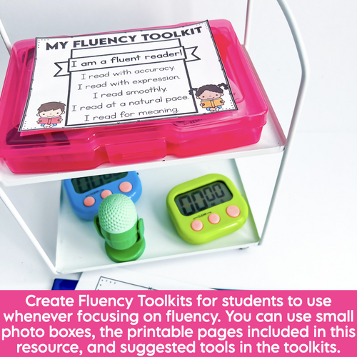Reading Fluency Checklists | Photo Box Fluency Toolkits | Printable Teacher Resources | Literacy with Aylin Claahsen