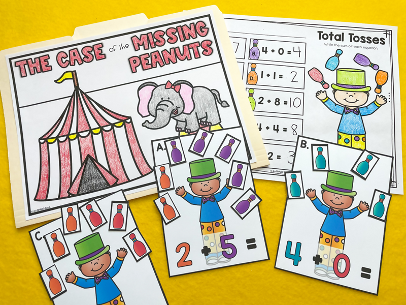 End of the Year Circus Theme Day Escape Room Activities and Centers | Printable Classroom Resource | One Sharp Bunch