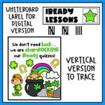 iReady Incentive Chart - Digital and Poster Version - St. Patrick's | Printable and Digital Classroom Resource | Fun in Elementary