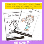 Decodable Books Short Vowels CVC Decode and Draw | Printable Classroom Resource | Miss DeCarbo