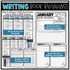January Bulletin Board Writing Activities Book Report Review Template Winter