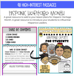 Hispanic Heritage: Influential Leaders & Writing Craft | Printable Classroom Resource | Tales of Patty Pepper