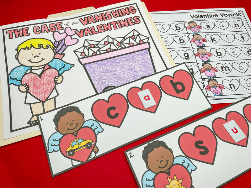 Valentine's Day Escape Room Activities and Centers Valentines Day Party Games | Printable Classroom Resource | One Sharp Bunch