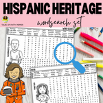 Hispanic Heritage Wordsearch Set by Tales of Patty Pepper