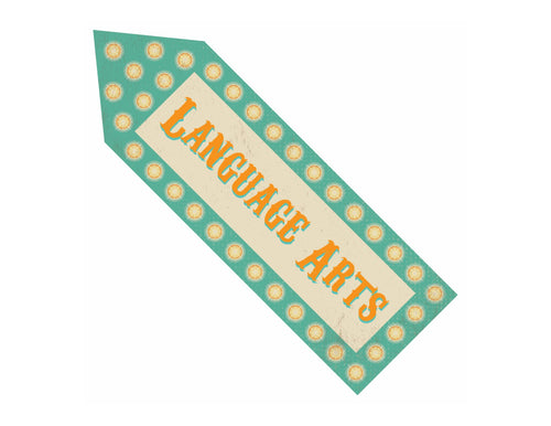 Learning Target Signs Vintage Circus by UPRINT 