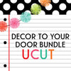 Black, White & Stylish Brights | DECOR TO YOUR DOOR | Classroom Theme Decor Bundle | Black and White Classroom Decor | Teacher Classroom Decor | Schoolgirl Style