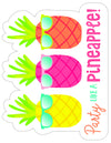 Pina Colada Pineapple - Birthday Bulletin Board Set! {UPRINT}