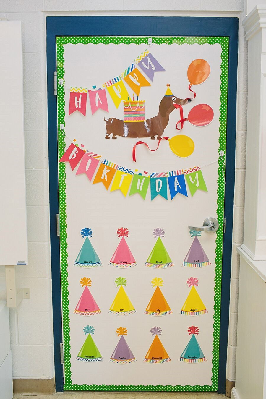 preschool birthday board display