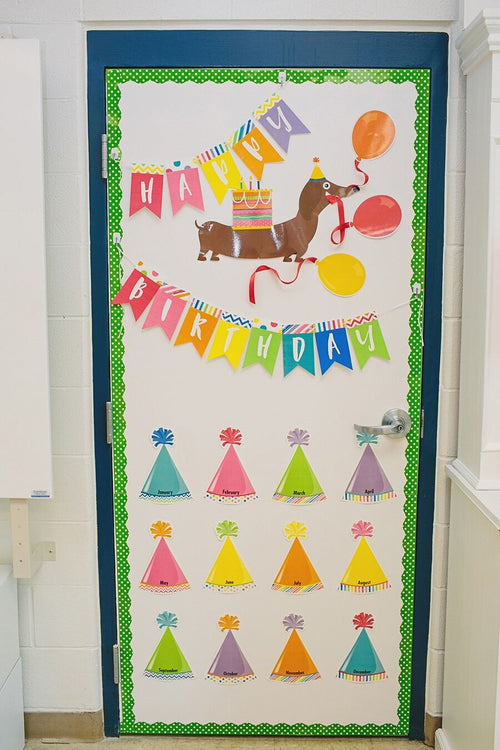 Birthday Bulletin Board Set Confetti Crush by UPRINT