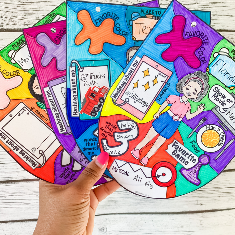 Back to School- All About Me Coloring Pages
