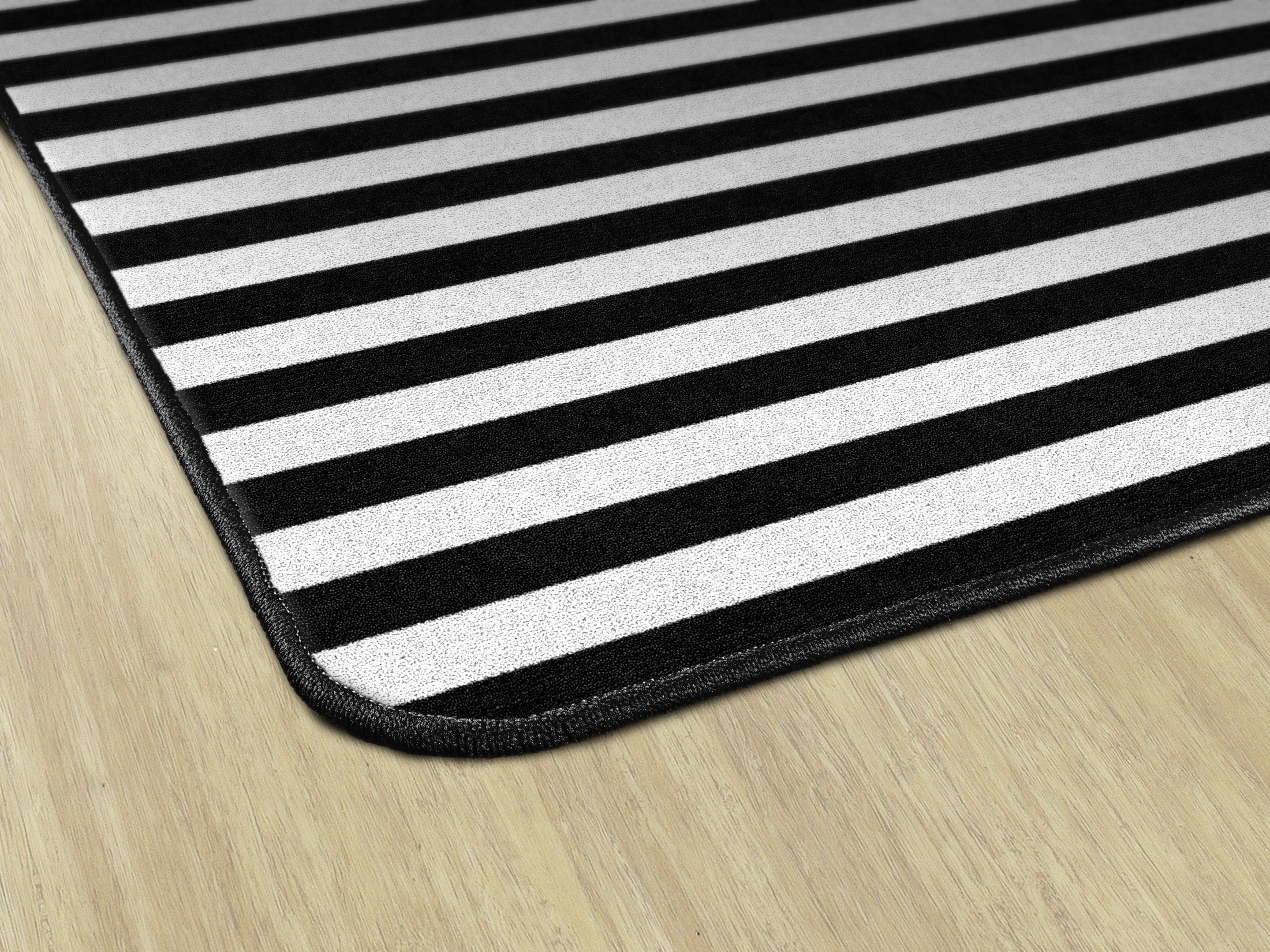 Black and White Stripe | Classroom Rug | Schoolgirl Style