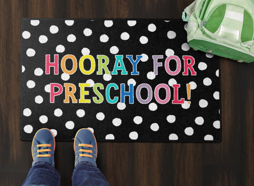 Hooray For Preschool | Classroom Doormat Rug | Schoolgirl Style