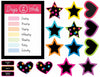 Calendar Set - Print Shop Version | Neon Pop | UPRINT | Schoolgirl Style