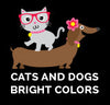 Cats and Dogs - Bright Colors {UPRINT}