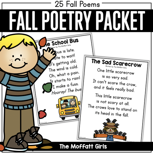 Fall Poetry Packet by The Moffatt Girls