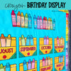 Classroom Decor Birthday Display Birthday Bulletin Board Happy Birthday Chart | Printable Classroom Resource | Miss M's Reading Reading Resources 