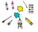 Color My Classroom - Cutouts! {UPRINT}
