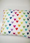 Sprinkle Kindness and Hearts Pillow Cover by Flagship