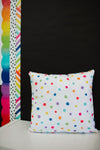 Schoolgirl Style - Happy Place with Confetti in the Sky Pillow Cover