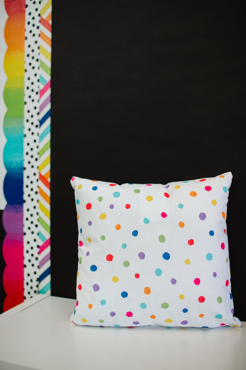 Schoolgirl Style - Happy Place with Confetti in the Sky Pillow Cover