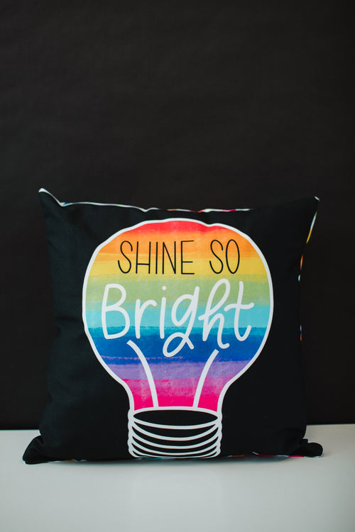 Shine Bright Pillow Cover by Flagship